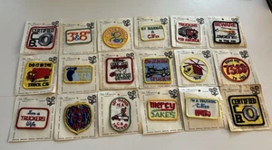 18 Lot Vintage CB Funk gestickte Aufnäher CB ers Must Have Mr. Happiness Neu - Bild 1 von 4