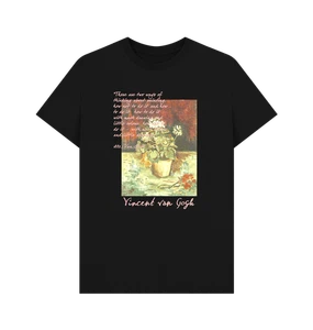 PREMIUM OFFICIAL APOH APOH Van Gogh Geranium Black T-Shirt - Picture 1 of 3