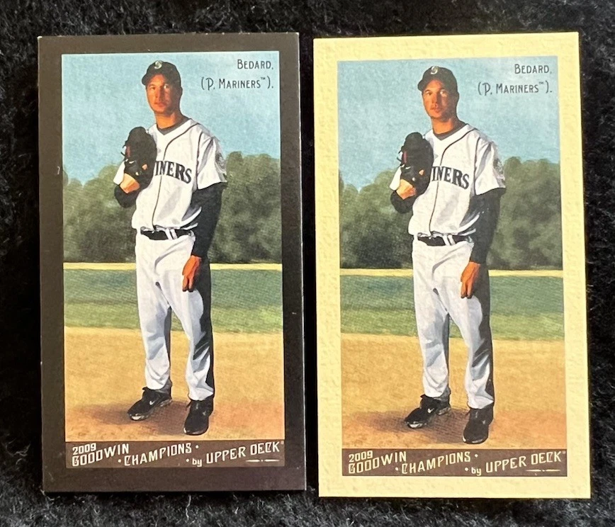 2009 Goodwin Champions Mini Black Border Gypsy Queen  Erik Bedard #213 + Mini - Image 1 of 2