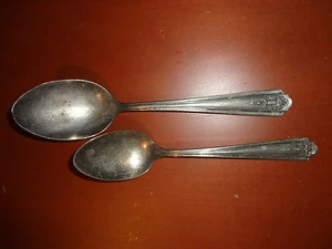 Elmo pure silverplate 1 Teaspoon and 1 Serving Spoon - Picture 1 of 4