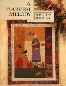 A Harvest Melody Art To Heart 515B Herbst Applikation Quilt Muster - Bild 1 von 4