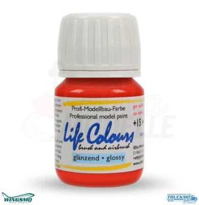 ELITA MODELLE Elita Farben Life Colours RAL 3028 Reinrot 15ml glänzend