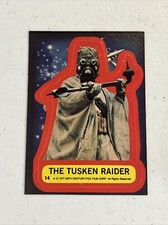 1977 Topps STAR WARS Series 2 The Tusken Raider Sticker #14 Ex