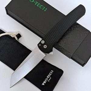 Pro-Tech Malibu Dragon Scale 5435 Manual Knife Reverse Tanto Magnacut Blade - Picture 1 of 4