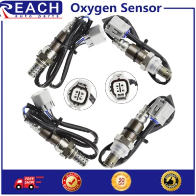 Sensor de oxígeno O2 4 piezas para Jaguar S-TYPE 2007 2008 3,0 L 4,2 L aguas arriba y aguas abajo Foto 1 de 4