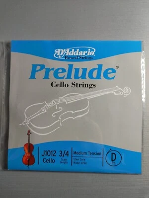 D'Addario J101234M Prelude Cello 3/4 D Med - Image 1 of 2