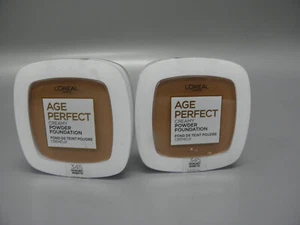 2 CUENTAS BASE EN POLVO CREMOSO PERFECTO L'OREAL AGE 345 AVELLANA SELLADA - Imagen 1 de 1