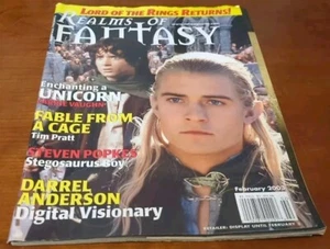 Realms Of Fantasy Magazine Lord Of The Rings Returns February 2003 Rampage - Imagen 1 de 18