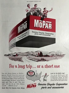 1953 MoPar Chrysler Corp Parts Accessories Genuine Plymouth Dodge VTG Print Ad - Picture 1 of 1