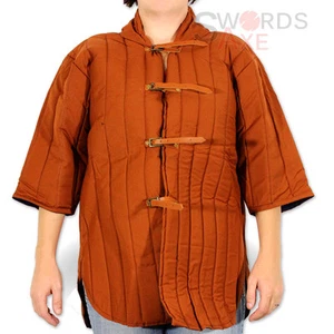 Medieval Celtic Viking Templar Knight Padded Under Armor Gambeson LARP SCA Shirt - Picture 1 of 5