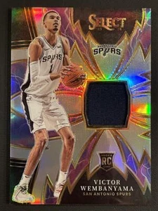 Victor Wembanyama 2024 Panini Select Basketball Card JSY and RC Spurs -N Mint - Picture 1 of 1