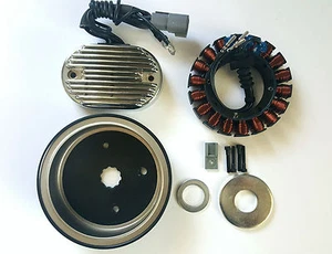 38amp 3 phase charging system for Harley Davidson 2001-06 Softail sealed rotor - Picture 1 of 1