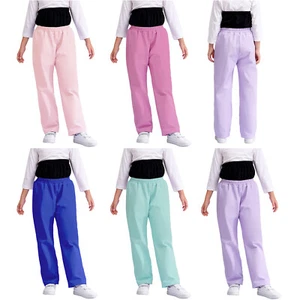 Kids Girls Sweatpants Winter Pants Snow Trousers Snowboarding Workout Outdoor - Picture 1 of 48