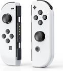 For Nintendo Switch JoyCon Controller Console Pair Wireless Gamepad White L&R