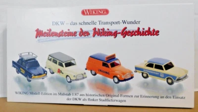 Wiking 099076 1/87 DKW Junior y Universal Juego de 4 Vehículos Nuevo en Caja Foto 1 de 4