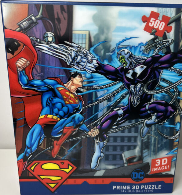 DC Comics - Superman 3D Lenticular Jigsaw Puzzle in Tin