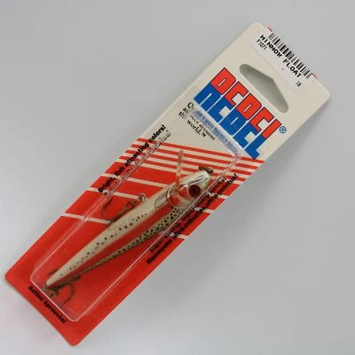 Señuelo de pesca Rebel Minnow Floater F1071 naturalizado trucha arco iris Foto 1 de 2