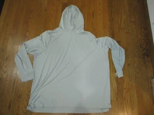 Duluth Trading Fishing Activewear Hoodie Performance UPF50 Gray Standard Fit 3XL - Picture 1 of 4