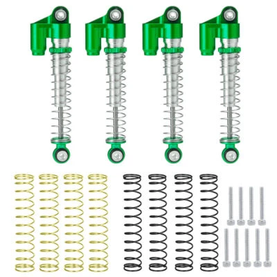 4PC Metal Threaded Shock Absorber 48mm For 1/24 Axial SCX24 90081 RC Car Crawler - Image 1 of 4