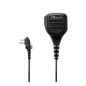 Midland MA 25-M microfono auricolare con tasto PTT con connettore 2 pin 90 C1129 - Foto 1 di 1