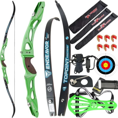 66" 68" 70" ILF Recurve Bow 18-44lbs Limbs Takedown Archery Target Hunting R10 - Image 1 of 4