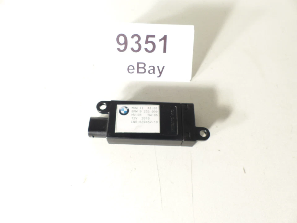 9351 BMW F22 F33 F12 DWA protezione abitacolo impianto di riscaldamento antifurto allarme 9233009 - Immagine 1 di 1