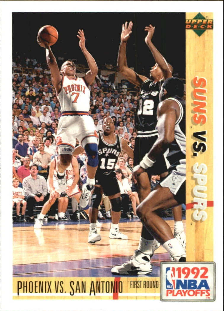 1991-92 Upper Deck International Spanish #165 Kevin Johnson/Sean Elliott PO