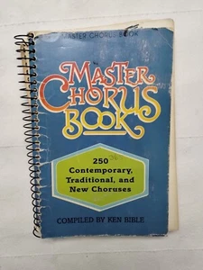 Master Chorus Book - 250 Contemporary Traditional & New Choruses 1987 Ring Bound - Picture 1 of 9