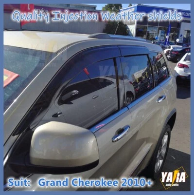 Injection Weathershields Weather Shields for Jeep Grand Cherokee WK2 2010-2021 - Image 1 of 4