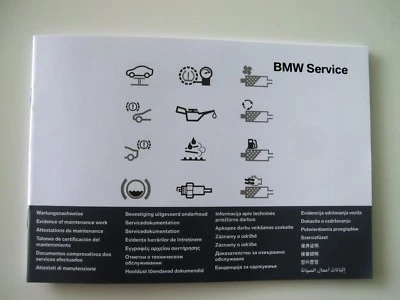 Cuaderno de servicio original BMW 27 idiomas todos los modelos a partir del año modelo 2012 01402901444 - Imagen 1 de 3