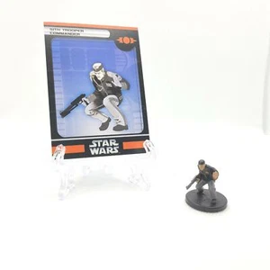 Star Wars Miniatures Sith Trooper Commander w/Card 18/60 WoTC Uncommon - Picture 1 of 3