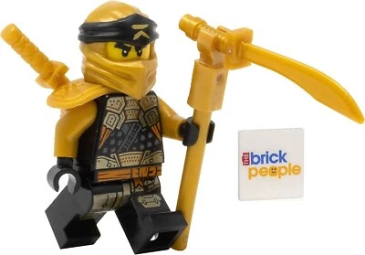 LEGO Ninjago: Cole Crystalized Minifigure with Dual Gold Weapons 892295 - Image 1 of 4