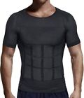 Compression Posture Corrector T-shirt Men Body Slimming Vest Tummy Shaper Slim