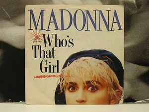 MADONNA - WHO’S THAT GIRL / WHITE HEAT 45 GIRI 7" EX-/EX ITALY 1986 92 8341-7 - Bild 1 von 1