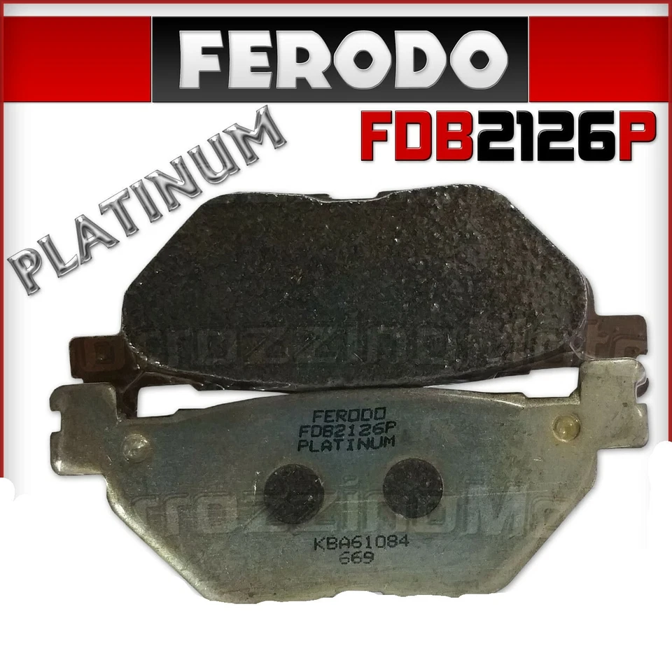 PASTIGLIE FRENO POSTERIORI FERODO FDB2126P YAMAHA T-MAX	500	2001 > 2003 - Immagine 1 di 1