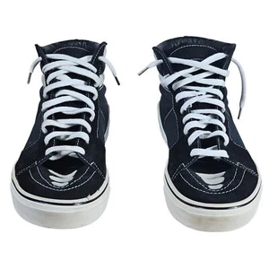 Zapatillas altas Givenchy George V EU 46 US 13 con cordones de lona punta redonda - Imagen 1 de 12