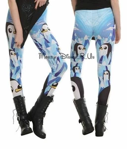 Adventure Time with Finn and Jake Gunter Leggings Yogahose Erwachsene L-XL Neu - Bild 1 von 3