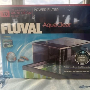 Fluval AquaClear 70 Aquarium Power Filter 40-70 Gals - NEW - Picture 1 of 5