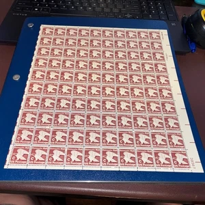 US Stamps Scott 1946 - 1981 Eagle "C" Rate - 18c - Full sheet of 100 -PB - MNH - Picture 1 of 5