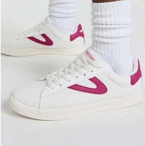Tretorn Blucher Canvas Eco Ortholite Sneaker, weiß/magenta, 80 $, Retro Look 8M - Bild 1 von 14