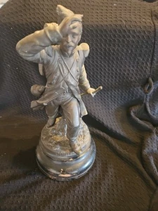 "Le Retour" By Cornelius & Baker 1858 Antique Sculpture Bronze Patinated Spelte - Picture 1 of 23