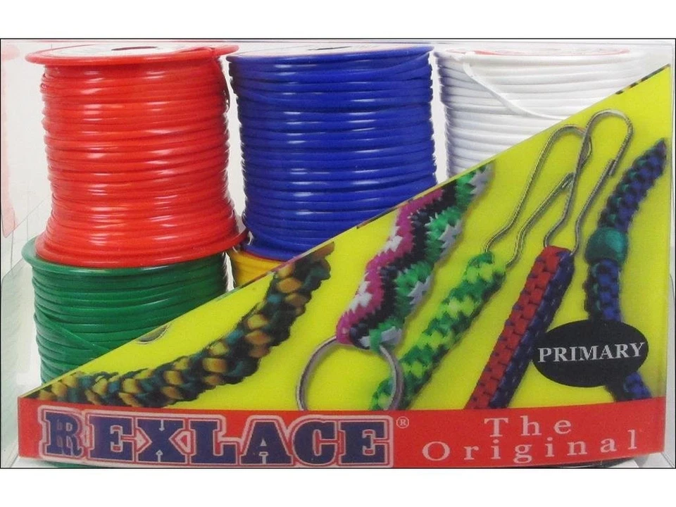 Pepperell Braiding Co. PEPRX6PK.1 Pepperell Rexlace 6 Pk Colores Primarios Rexla... Foto 1 de 1