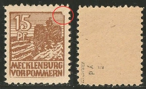 SBZ / Mecklenburg Vorpommern 37yd ** PF II / Feld 46 / 95,-- M€ - Bild 1 von 1