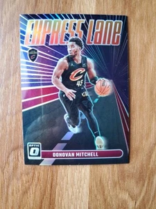 2023-24 Optic Donovan Mitchell Express Lane Silver Holo #19 Cavaliers - Imagen 1 de 2