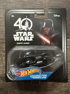 Hot Wheels Star Wars 40th Anniversary Darth Vader Character Car (2017) Brand New - Picture 1 of 4