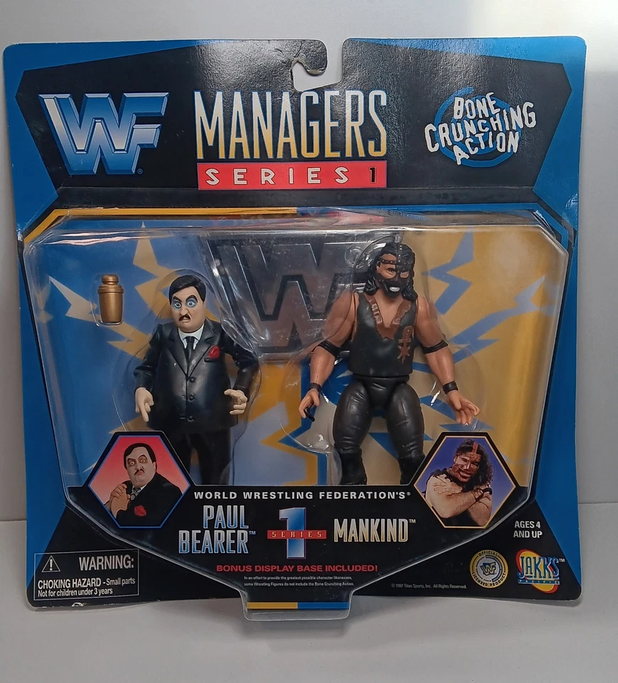 1997 Jakks Pacific WWF Managers серия 1 ПОЛ НОСИТЕЛЬ и ЧЕЛОВЕЧЕСТВО WWE - Изображение 1 из 4