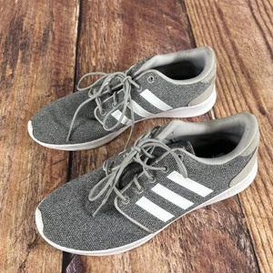 Adidas Cloudfoam Gris Blanco QT Corredor Correr Tenis Atléticos Entrenadores Talla 10 - Imagen 1 de 8