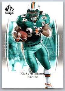 2003 SP Authentic Ricky Williams Miami Dolphins #34 - Picture 1 of 2