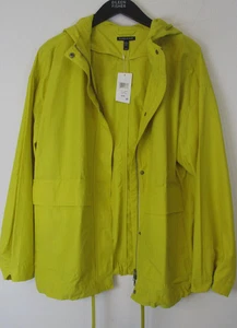 $258 Chaqueta Eileen Fisher Para Mujer S Milenrama Algodón Nylon Con Capucha Cremallera Nueva - Imagen 1 de 11