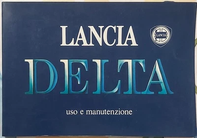 LANCIA DELTA 1,3/1,5/GTie/HF TURBO 1,6/HF 4WD/TURBO DS LIBRETTO USO MANUTENZIONE - Immagine 1 di 4